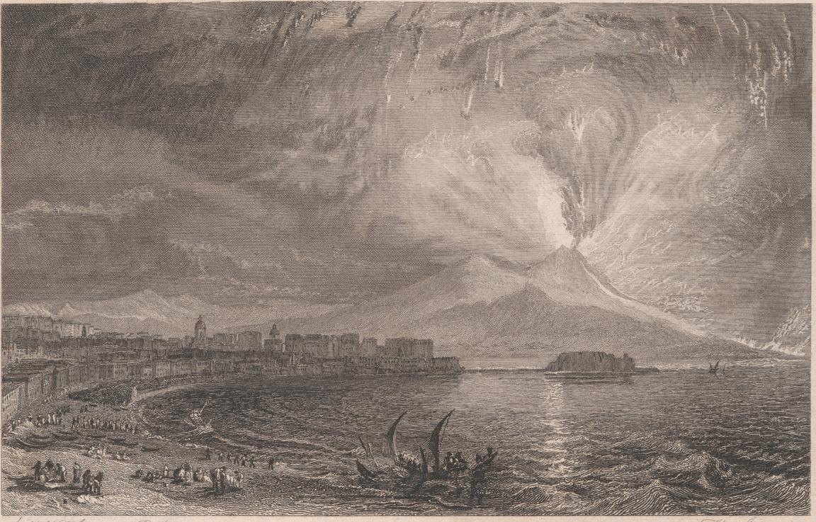 An eruption to end an era — Vesuvius, after J.M.W. Turner